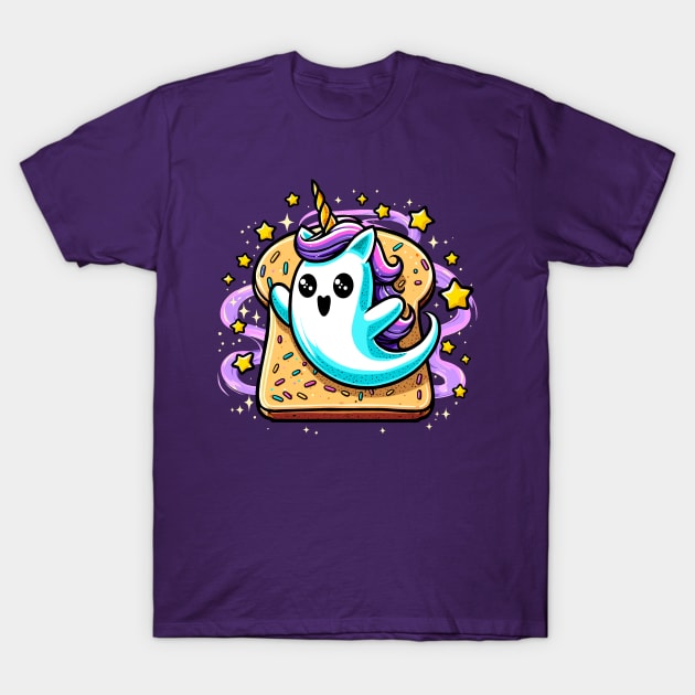 Unicorn Ghost On Toast T-Shirt by Ghost on Toast